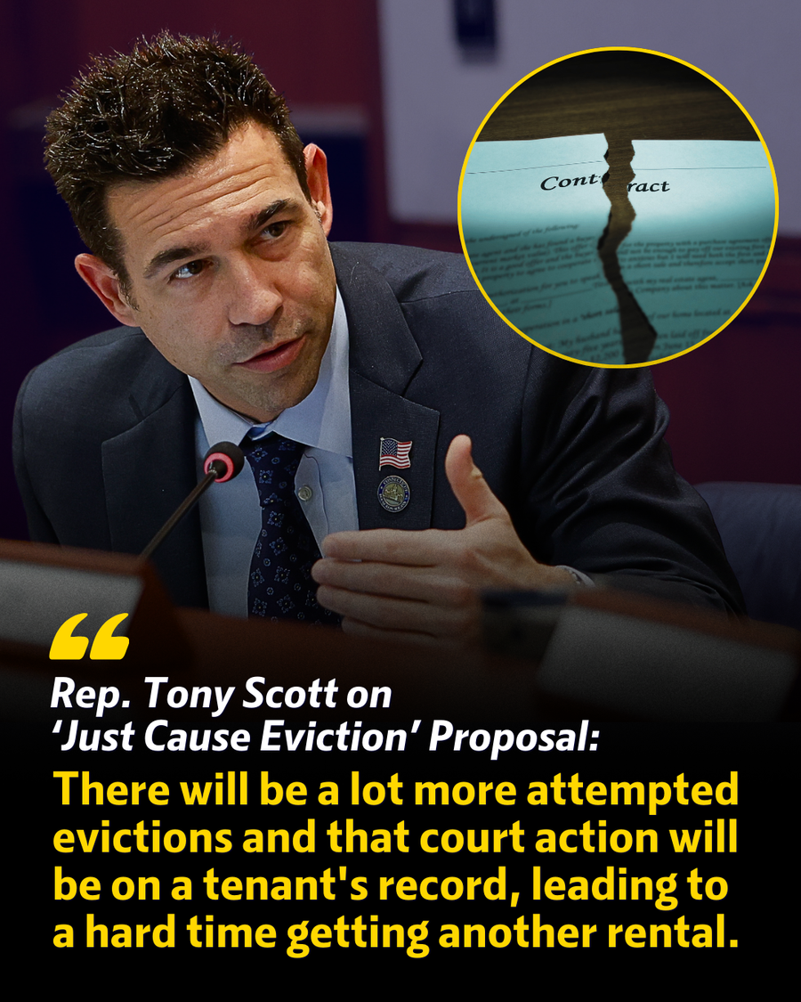 Statement from Rep. Tony Scott on 'Just Cause' Proposal